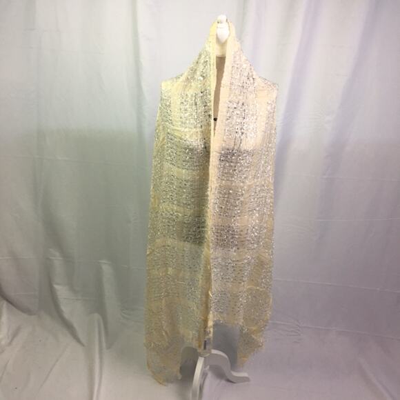 Collection 18 Plaid Confetti Scarf Crisp Linen - Picture 14 of 15